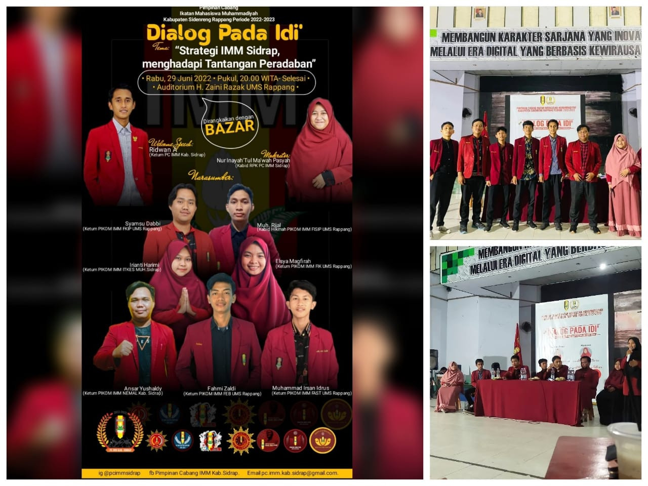PC IMM KAB. SIDRAP ADAKAN DIALOG PADA IDI\'