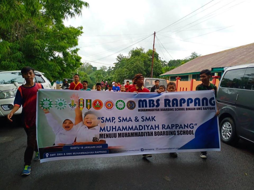 Senam dan Jalan Sehat MBS Rappang Muhammadiyah Boarding School