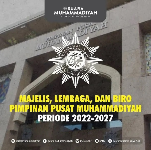 Daftar Struktur Majelis Lembaga dan Biro PP Muhammadiyah 2022-2027