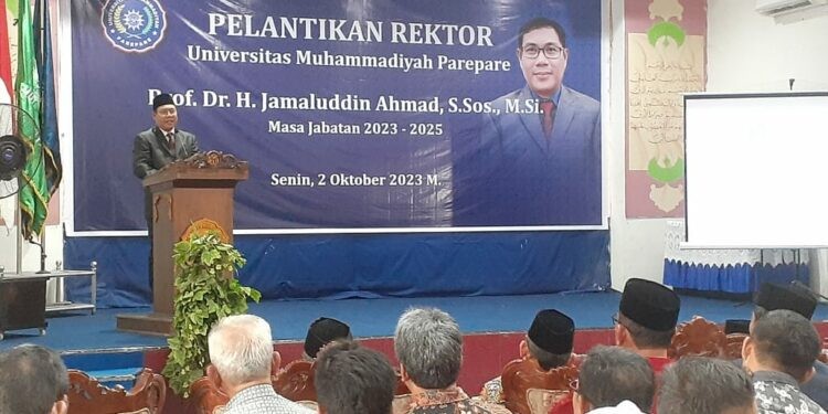 Dilantik Sebagai Rektor UM Parepare Masa Jabatan 2023-2025, Jamaluddin Ahmad Bawa Tiga Fokus Agenda