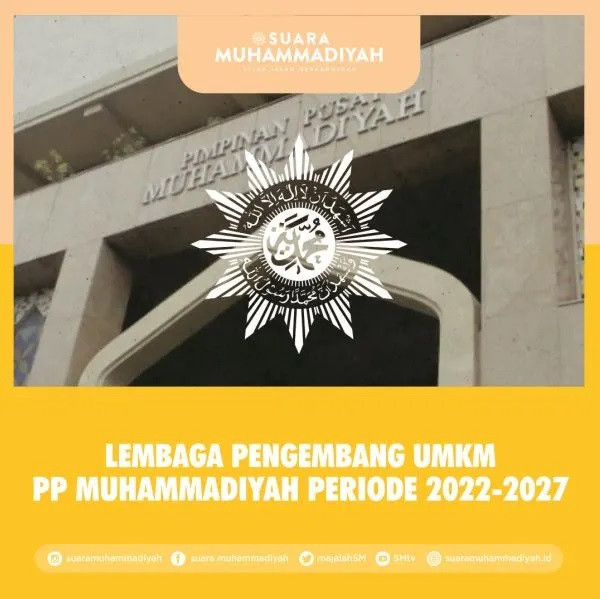 Struktur Pimpinan Lembaga Pengembang UMKM PP Muhammadiyah Periode 2022-2027